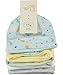 Snugly Baby "Starry" 5-Pack Caps - blue, 0 - 3 months