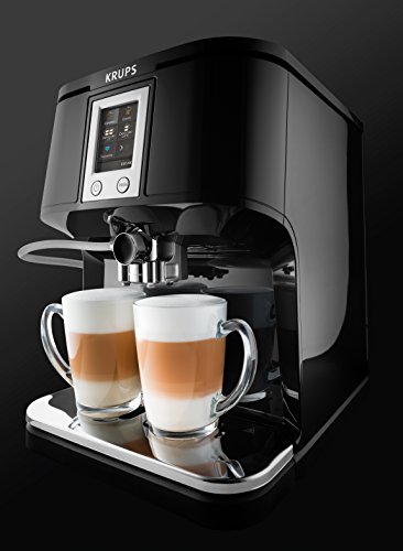 Krups EA8808 Kaffeevollautomat (Two-in-One-Touch Funktion, 15 bar, Touchscreen-Farbdisplay) Edelstahl/ Schwarz - 7