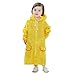 1-8 Year-Old Fashion Cute Baby Girls Baby Boys Skin-friendly Waterproof Raincoat Kids Poncho Animal Style Little Children Snow Rainy Day Wear Cute Cartoon Waterproof Hooded Raincoat Jacket All Seasons (Yellow, S)