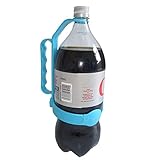 Der Universalflaschengriff fügt den meisten Standardflaschen mit 1, 1,5 und 2 Litern einen praktischen kleinen Griff hinzu und verwandelt ihn in einen Krug, so dass Sie ihn leicht greifen und ohne Unfälle und Verschütten schütten können.