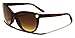 Produktbild NEU Kleo Mode Cat Eye Damen Vintage fahren Farbverlauf Sonnenbrille Schwarz Weiß voll UV400 Schutz gratis beachhutsunglasses Mikrofaser Beutel enthalten - Schildpatt/braun graduierte Linsen, one size