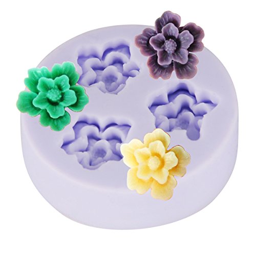 3-fach Blumen SILIKON AUSSTECHER Ausstechform f�r Marzipan Fondant Tortendeko Seife Form