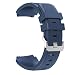 Produktbild Gear S3 Frontier / Classic Watch Band, Mothca Soft Silicone Replacement Accessory Sport Strap Wristbands for Samsung Gear S3 Frontier / Classic Smart Watch, NOT FIT S2 & S2 Classic & Fit2 (Midnight Blue)