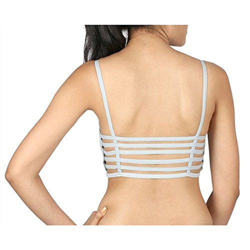 Ritu Creation Womens Straps Back Padded Bralette Bra Removable