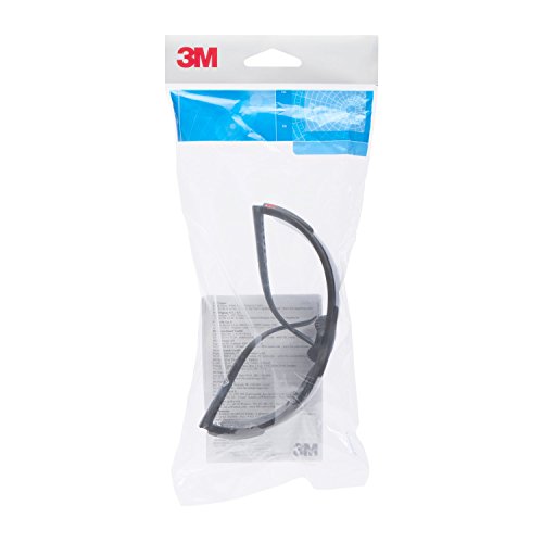 3M Schutzbrille 2751, Schutzbrille AS/AF/UV, PC, grau getönt, einstellbare Bügellänge, weicher Nasensteg - 6