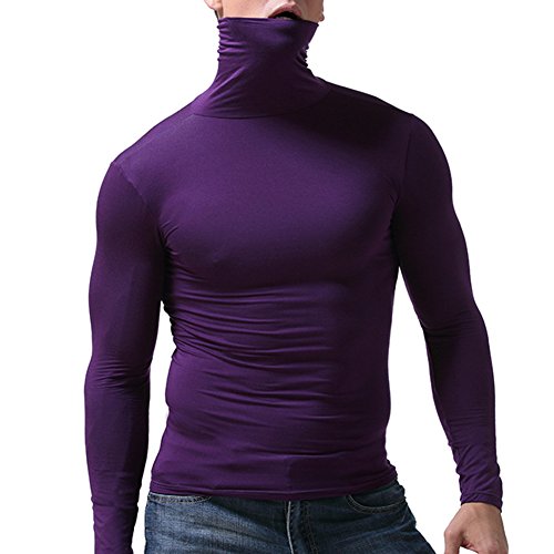 camiseta interior cuello alto hombre