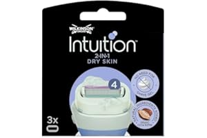 Wilkinson Sword - RICARICHE INTUITION DRY SKIN - Pack 3 lame per donna