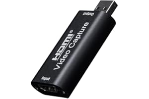 DONIYA FITNESS 4K Audio Video Capture Cards HDMI to USB 3.0 HDMI Video Capture, 1080P HD Broadcast Live Record Video Audio Grabber for Gaming, Video Conference, Teaching, Streaming (Rose Gold)