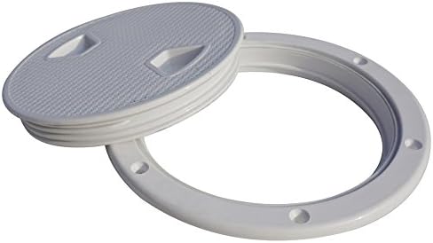 151mm = 6 inch Screw Out Deck Plate Marine Inspection Hatch Cover for Marine RV