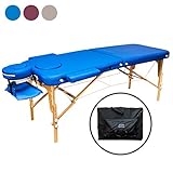 VERSTELLBAR: Massagetisch mit verstellbaren Hand- und Armablagen für Bauch- und Rückenlage. Flexi-Kopfteil ist verstellbar und an beiden Enden der Liege einsteckbar