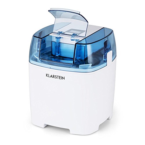 Klarstein Creamberry • Eismaschine • Speiseeismaschine • 4-in-1-Eisbereiter • Zubereitung in 20 Minuten • 1,5 Liter Fassungsvermögen • Thermobehälter • stromsparend • Timer • Abschaltautomatik • Digitalanzeige • inkl. Rezeptvorschläge • 10 W • weiß - 9