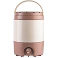 Nabhya Cool&Cool Water Camper Dispenser Insulated Plastic Water Jug | Food Grade | Easy to Carry | BPA Free (12Ltr, Brown)