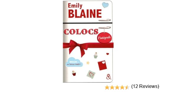 Coffret Colocs Lintégrale Amazonfr Emily Blaine Livres - 