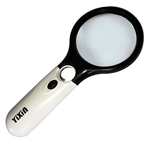 10  x 20  x 3  LED de luz lectura lupa lupa de mano vergr    rung Cristal para personas mayores