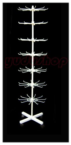 Verkaufsstnder mit 7 Etage Metall mit 4 Fen weiss Verkaufsstnder mit 7 Etage Metall mit 4 Fen weiss