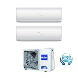 aire acondicionado haier 18000 btu Raffr: (A++) - Risc:(A+) Aire acondicionado Haier Dualsplit Ies 2u50 9000+9000 Btu