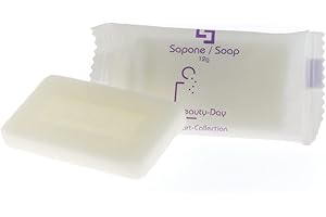 Present-More Jabon manos 12gr Beauty-Day - Jabon 500 unidades para Hoteles y B&B | Jabon sin alérgenos con fragancia Relaxing