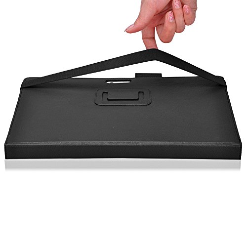 Microsoft Surface Pro 3 Cover Tasche mit praktischer Stand Funktion Case aus robustem Kunstleder kombiniert Schutz und Design für Ihr Microsoft Surface Pro 3 Hülle Case Schwarz von UC Express® - 8