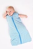 Schlummersack Baby Sommerschlafsack 0.5 Tog – Simply Blue Stripes – erhältlich in verschiedenen Grössen: von Geburt bis 6 Jahre - 2