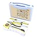 Produktbild Handliche Werkzeug-Set-Kombination Haushaltsdekor Grundlegende DIY Handwerkzeug-Kit Box enthält Schraubendreher, Zangen, Maßband, Teststift, Schneidwerkzeug, Geschirr und Utensilien Geräte Ornamente S