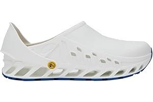 Scholl Evoflex - Professionelle Sanitärsockel für Männer oder Frauen, Ultra leicht und bequem, mit verstellbarem Riemen, Rutschfester Sohle, abnehmbare Memory-Einlegesohle mit antibakteriellem Futter