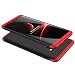 Produktbild Für Galaxy S9 Hülle, Girlyard 3 in 1 Ultra Dünn Premium Hart-PC Schale 360 Grad Full Body Schutzhülle Anti-Kratzer Stoßfest Bumper Handyhülle für Samsung Galaxy S9 - Schwarz + Rot