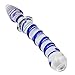 Produktbild Lichll Wavy glassdildo Crystal Penis Spiral Textur weibliche Masturbation Massage Stick Stecker Massage Erwachsenen Sexspielzeug für Männer und Frauen BL671