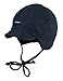 Maximo Baby-Boys Baby Hat with Visor And Strings Plain Hat, Blue (Dark Navy), 9-12 Months (Manufacturer Size:47)