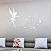 Produktbild AtianZhen 3d Diy Ball et Girl Acryl Wandaufkleber Moderne Aufkleber Dekoration Fee Wandaufkleber Spiegel Acryl Tapete Aufkleber,Silber,Silver