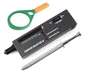 Digital Craft Goldsmith Diamond Tester, Gemstone Jewelry Testing Precious Stone Pen Diamond Detector Selector Probe and Tester Electronic Hobby Kit Probe and Tester Electronic Hobby Kit