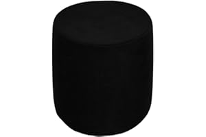 JORTUIO Redondo /Cuadrada Funda Otomana Elástica Funda de Puff Taburete Cubo de 40x40/45x45/50x50 Terciopelo Funda para Reposapiés Cubierta Otomana Taburete Sofá Protector ( Color : #43 , Size : 50x50x40cm )