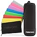Produktbild Proworks Mikrofaser Handtücher, Ultra leicht & Schnelltrocknend, Sauna Handtücher für Reise, Strand & Sport, Microfibre Gym Towel, Fitness Handtuch und Sporthandtuch inkl Tasche - L - Schwarz