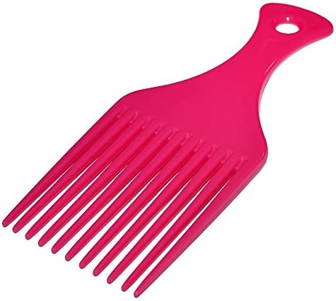 Fuchsia Pink Afro Hair Comb.