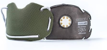 Trivial mkc105 Unisex Anti Pollution Mask Adult, Green/Grey