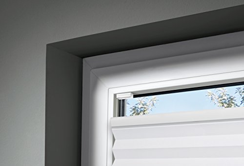 mydeco® 75×130 cm [BxH] in weiß – Waben- Plissee Jalousie ohne bohren, Rollo für innen incl. Klemmträger (Klemmfix) – Sonnenschutz, Sichtschutz für Fenster - 4