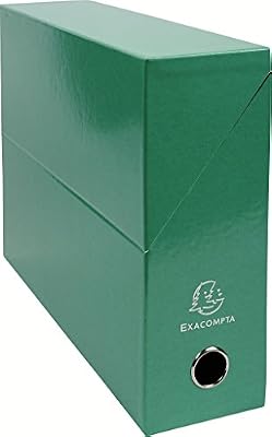 Exacompta 89933E Boite transfert papier 9 cm Vert foncé