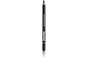 Flormar Eyeliner Waterproof – crayon eyeliner longue tenue, noire intense, application facile – kajal yeux waterproof à la vitamine E – maquillage yeux précis & longue tenue, 105 Warm Brown