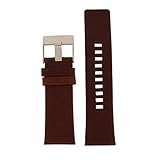 Diesel Uhrband Wechselarmband LB-DZ4330 Original Ersatzband DZ 4330 Uhrenarmband Leder 26 mm Braun