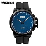 Easy Go Shopping Mode Große Zifferblatt Herrenuhr Business Steel Belt Watch Wasserdichte Quarzuhr (Color : 5)