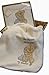 Personalised Embroidered Appliquéd Baby Pram / Moses Basket Blanket with name Newborn Boy Gift Gift Boxed