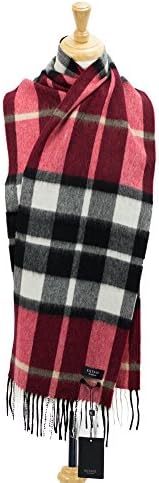 Ultra Soft 100% Lambswool Scarves Scottish Classic Tartan Designed in Scotland (27330 CHINESE RED)