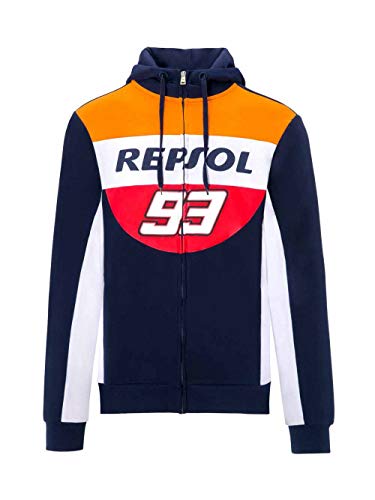 Générique Honda Repsol Marc Marquez 93 Moto GP Bleu Sweat à Capuche Officiel 2018