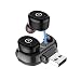 Produktbild Bluetooth Kopfhörer in Ear,Bluetooth 5.0 Sport Headset Kabellos TWS Ohrhörer Sportkopfhörer, Wasserdicht HiFi Stereo-Minikopfhörer Noise Cancelling Earbuds mit Mikrofon für Android iPhone (Schwarz)