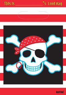 Amscan Sac cadeau avec motif pirate