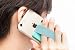 Produktbild Sinjimoru Smart Wallet mit Handy Fingerhalterung, Slim Wallet/Kartenetui/Kartenhalter/aufklebbare Mini Geldbörse mit Handschlaufe für die Einhandbedienung. Sinji Pouch Band, Mintgrün.