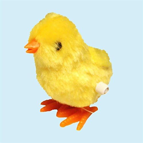 Easter Arts Craft Decorations Egg Hunt - Wind up Moving Chick
