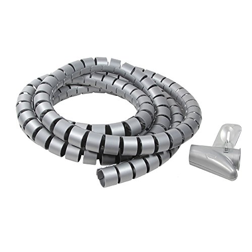 LogiLink KAB0013 Kabel Spiral Wrapping Bund 2500*25 mm, Silber