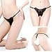 1X Black Women's G-string Thong Sexy Front Butterfly Deisign Panties Knickers Lingerie Underwear