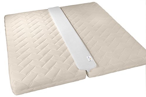 PROCAVE Matratzen-Brücke mit Frottee-Bezug 25 x 200 cm für Doppel-Matratze | Made in Germany | Liebesbrücke in weiß für Doppel-Bett | Matratzen-Keil als Ritzen-Füller für eine große Liegefläche - 4