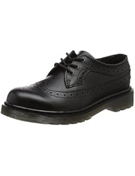Dr. Martens Unisex-Kinder 3989 J Black T Lamper Brogues